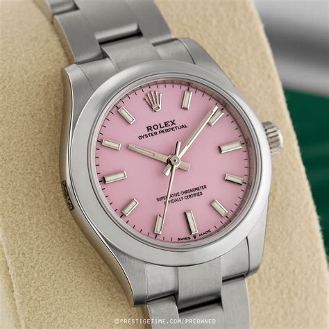 rolex oyster perpetual 31 pink.